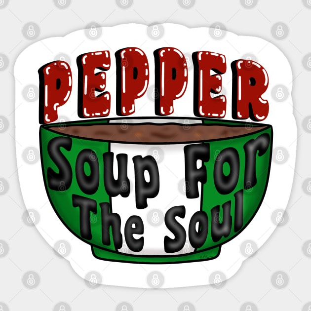 Pepper Soup Sticker by Ebony T-shirts